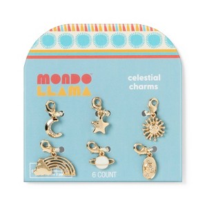 6ct Celestial Icon Charms - Mondo Llama™ : Target