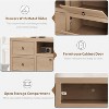 Farmhouse TV Stand Large Entertainment Stand for TV Up to 80 Inch, with 6 Storage Drawer & Soundbar Shelf, Television Consoles Stands - 3 of 4