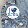 Big Dot of Happiness Australia Day - 3 inch G’Day Mate Aussie Party Badge - Pinback Buttons - Set of 8 - 3 of 4