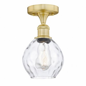 Waverly - 1 Light Semi-Flush Mount In Industrial Style-9.25 Inches Tall and 6 Inches Wide - 1 of 1