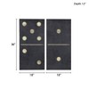 SEVOBAL Wall Art Canvas Set Modern Chic Decor for Sleek Vibrant Timeless Contemporary Elegant Inviting Living Room, Black, 38.58"*4.53"*20.67" - 3 of 4
