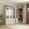 Famapy Modern Gray Combo Armoire Cloths Storage Cabinet - 4 of 4