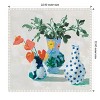Amanti Art Bungalow Floral Vases by Danhui Nai Canvas Wall Art Print Framed 22 x 22-in. - 4 of 4