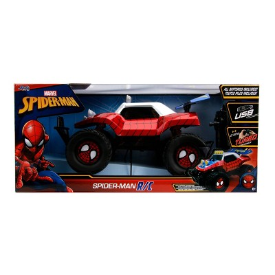Jada Toys Marvel Spider-Man Buggy Remote Control Vehicle 1:14 Scale - Glossy Red