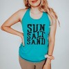 Simply Sage Market Women's Sun Salt Sand Graphic Racerback Tank - 2 of 3