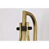 Nuvo Lighting Admiral 1 - Light Sconce in  Matte Black/Natural Brass - 3 of 4