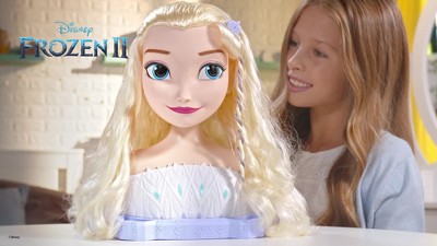 Reine des neiges Elsa Barbie Tête à coiffer Bijoux ♥ Frozen Elsa Barbie  Styling Head 