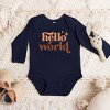 The Juniper Shop Boho Hello World Long Sleeve Bodysuit - 3 of 4