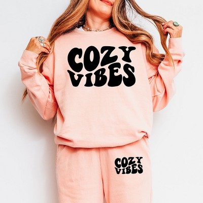 Simply Sage Market Women's Cozy Vibes Graphic Lightweight Garment Dyed Set