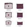 REGALWOVEN Lightweight Vacation Travel Essentials Travel Storage Bag Sets 6 Set - 2 of 4