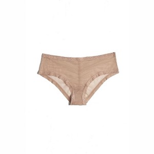 Women's Mesh Lace Trim Hipster Panty - Blush Lingerie - 1 of 1