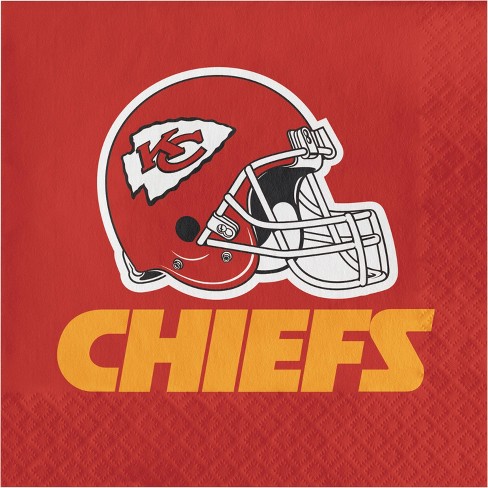 48ct Kansas City Chiefs Football Napkins Target