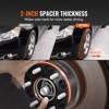 VEVOR Wheel Spacers, 2" 6"x5.3" Wheel Adapters, 6 Lug Forged Spacer, 87.1 mm Bore Hubcentric M14 x2 Studs Spacers, Fit for Ford  Expedition,F150 Black - 3 of 4