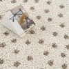 Hauteloom Chaia Dotted Cream & Brown Plush Rug - 4 of 4