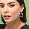 SOHI Women's California Gold Party Stone Drop Earring - 3 of 4