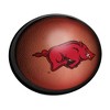 College Football Pigskin Design Oval Slimline Lighted Wall Sign - 2 of 4