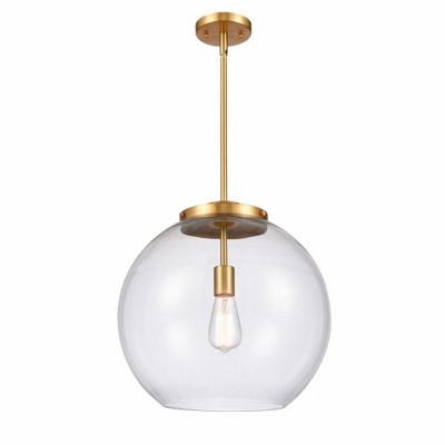 Athens - 1 Light Pendant In Industrial Style-16.38 Inches Tall and 15.75 Inches Wide