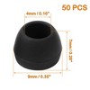 Unique Bargains Silicone Noise Isolation Durable Comfortable Earbud Tips 0.35" x 0.28" 50 Pcs - 4 of 4