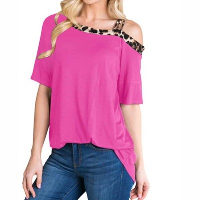 Women's Cold Shoulder Tee Top - HEIMISH USA