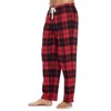 Ashford & Brooks Mens Super Soft Flannel Plaid Pajama Sleep Pants - 2 of 4