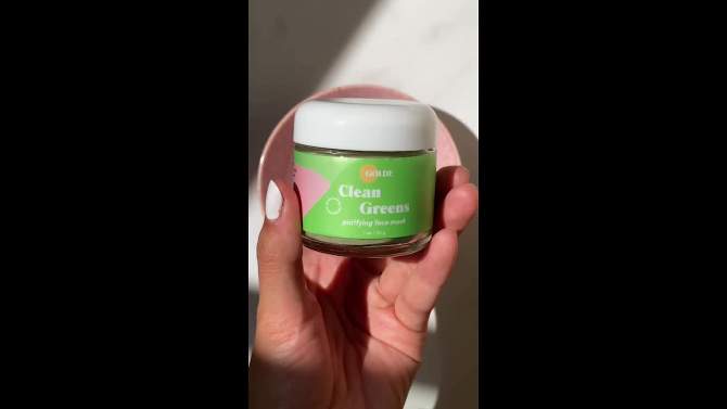 Golde Clean Greens Superfood Face Mask - 1oz, 6 of 10, play video