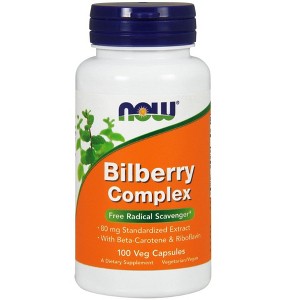Bilberry Complex by Now Foods  -  100 Capsule - 1 of 2