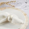 Saro Lifestyle Textured Capiz Napkin Ring (Set of 4) - 4 of 4