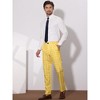 Lars Amadeus Men's Business Plaid Casual Slim Fit Checked Dress Trousers - 4 of 4