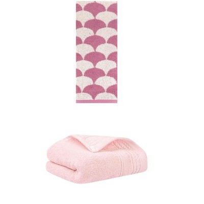 REGALWOVEN Soft Absorbent Bathroom Decorative Hand Towels for Drying 14" x 30"/13" x 29" 2 Pcs