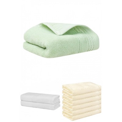 REGALWOVEN Striped Soft Absorbent Bathroom Cotton Towel Set 3 Pcs