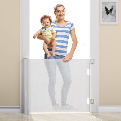 BabyBond Retractable Baby Gate for Stair and Doorway,33" Tall, 55" Wide