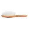 Bass Brushes Ultra Flex Detangling Hair Brush Style & Detangle Hair Brush with 100% Ultra Flex Nylon Pin Pure Bamboo Handle Medium Oval Dark Bamboo - 3 of 4