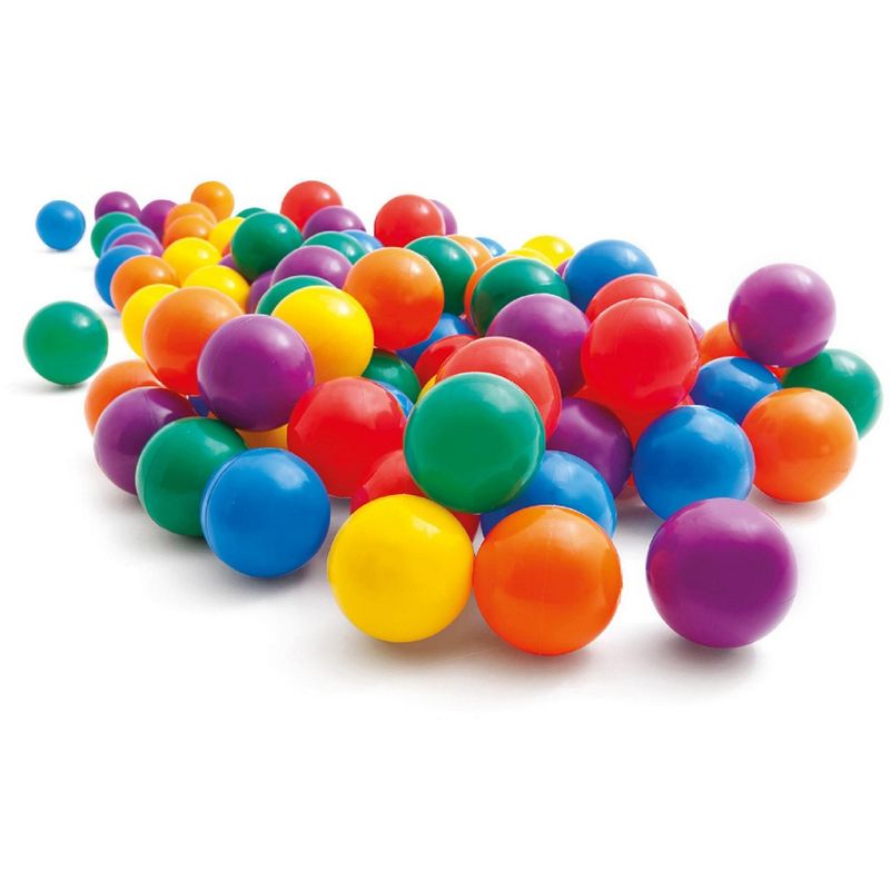 Intex Fun Ballz 100 Multi Colored 3 1/8-inch Plastic Balls (2-Pack), 2 of 4