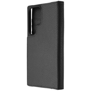 Case-Mate Wallet Folio Leather Case for Samsung Galaxy S23 Ultra - Black - 1 of 3