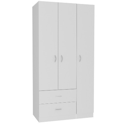 NicBex Armoire Wardrobe Closet Storage Cabinet with Doors & Drawers & Shelves for Bedroom