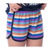 NASA Girls' Retro Stripes Rocket Sleep Pajama Set Shorts Crewneck Multicolored - 4 of 4