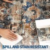 Indoor Washable Vintage Rug, Non Slip Non-Shedding Floor Mat, Soft Low Pile Thin Foldable Throw Carpet for Bedroom Nursery Dining Room - 4 of 4
