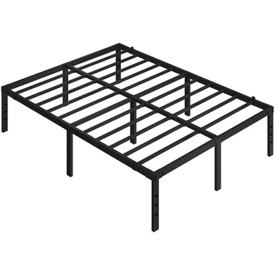 Yaheetech Metal Platform Bed Frame with Heavy Duty Steel Slat Support and Underbed Storage Space