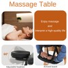 FDW Massage Table Massage Bed Spa Bed 73 Inches Long Height Adjustable Massage Table W/Sheet Cradle Bolster Portable 2 Folding Salon Table - 4 of 4