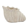 Okak 9x5.5x5.7 Inches Sand and Cement Conch Shell Planter Textured Finish for Indoor and Outdoor Use, Decorative Plant Pot - 2 of 4