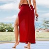 Women's Alluring Beach Wrap Cover Up Skirt with Daring Slit - Cupshe - 3 of 4