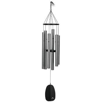 Woodstock Wind Chimes Signature Collection, Bells of Paradise, 32'' Silver Wind Chime BPMAS