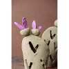 Prickly Pear Clay Luminaries Set of 2 – 11.5" Tall Rustic Candle Holders by Kalalou - 2 of 3