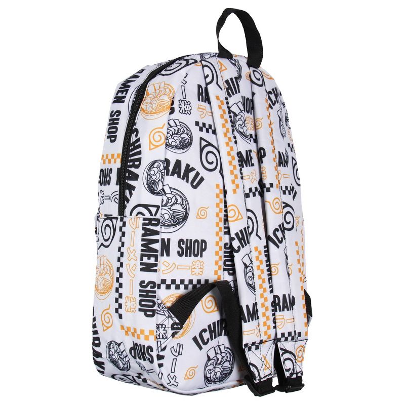 Naruto Backpack Ichiraku Ramen Shop Laptop School Travel Backpack White, 3 of 5