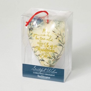 Christmas Heart Gift Ornament Multicolor 5"H - 1 of 3