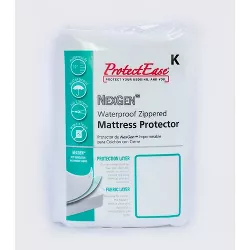 King NexGen Waterproof Zippered Mattress Protector - ProtectEase