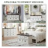 SinCiDo Farmhouse Dresser with 5 Drawer, 45" Wide Horizontal Dresser  Chests for Bedroom, Wood Rustic Dresser for Closets - 4 of 4