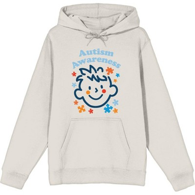 Playful Puzzle Pieces Autism Awareness  Adult Long Sleeve Hoodie