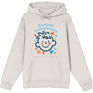 Playful Puzzle Pieces Autism Awareness  Adult Long Sleeve Hoodie - 1 of 2