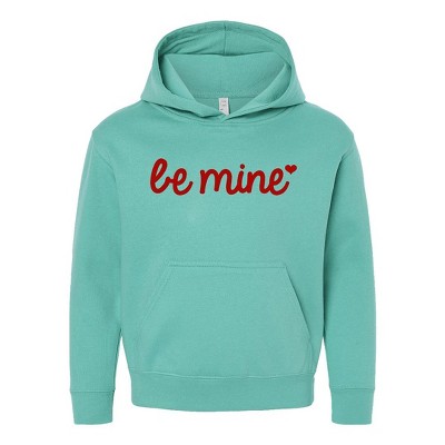 The Juniper Shop Be Mine Cursive Heart Youth Graphic Hoodie